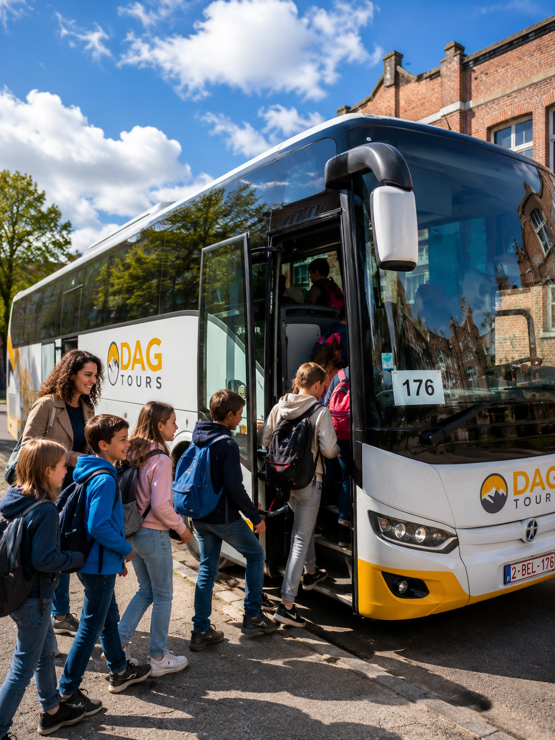 Transport scolaire sécurisé enfants Belgique